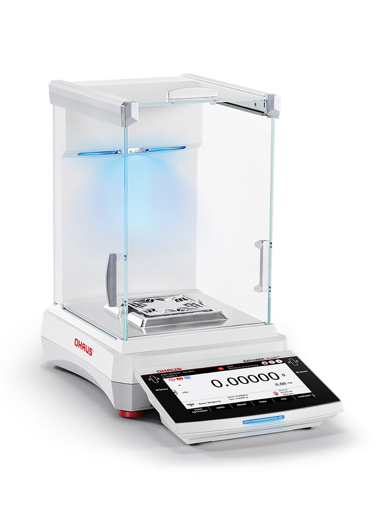 OHAUS Explorer Plus_EXP 五位數半微量電子天平BLUE LIGHT-EXP-125DAD-EXP125AD-EXP225DAD-EX225AD